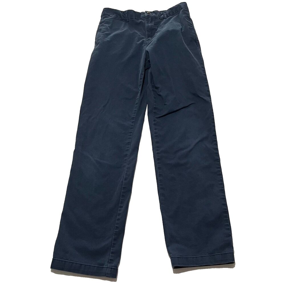 Polo Ralph Lauren Boys Size 18 (28x29) Slim Fit Chino Pants Blue Flat Front